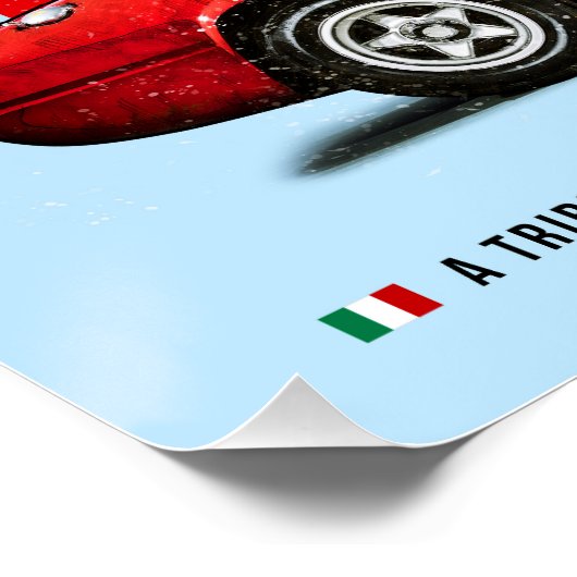 Ferrari Daytona GTB/4 ポスター (コーナー)