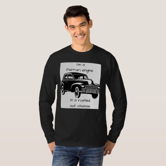 "Ferrari Engine" Tシャツ (正面フル)