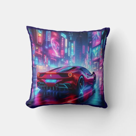 ferrari neon クッション (正面)