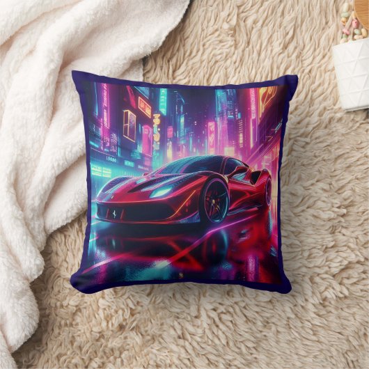 ferrari neon クッション (ブランケット)