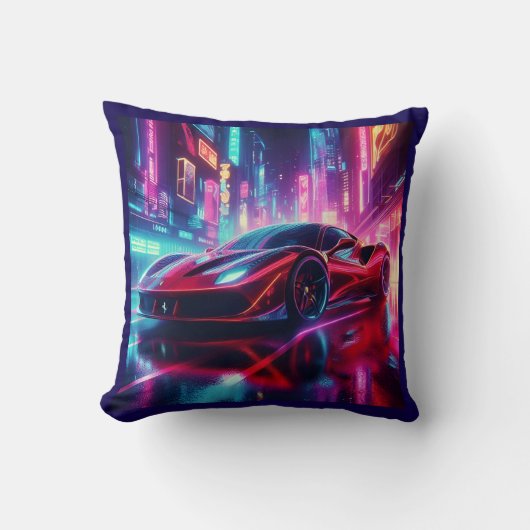 ferrari neon クッション (正面)
