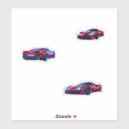 ferrari neon シール (シート)