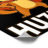 Ferret Huzzah Knight Sword Funny For Men Women Kid ポスター (角)