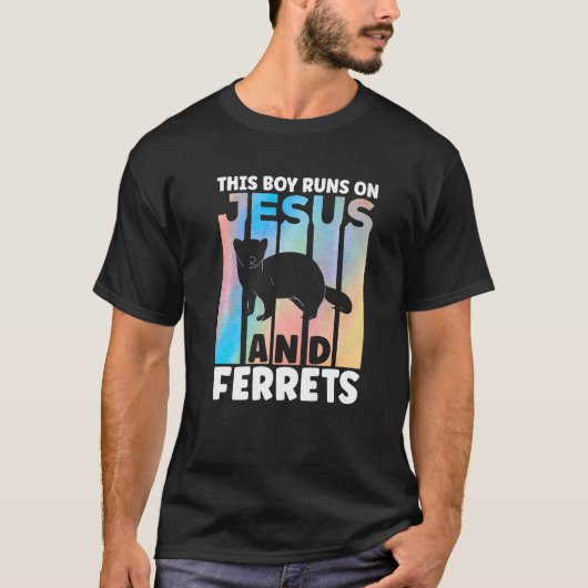 Ferret Outfit for Ferret Lover Apparel for Boys Pr Tシャツ (正面)