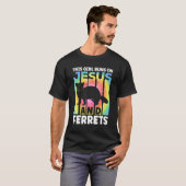Ferret Outfit for Ferret Lover Apparel for Women G Tシャツ (正面フル)
