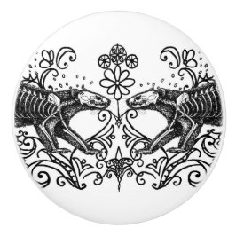 Ferret Stout Badger Otter Anatomy Ceramic Knob セラミックノブ