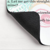 Ferretismかフェレットの引用文 マウスパッド (コーナー)