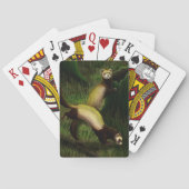 Ferrets playing cards トランプ (裏面)