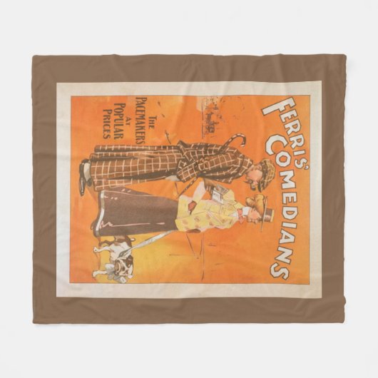 Ferrisのコメディアン"大衆価格のペースメーカー" フリースブランケット (正面(横))