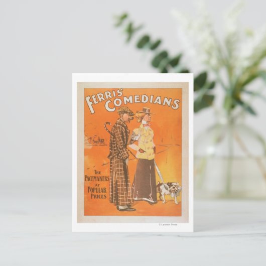 Ferrisのコメディアン"大衆価格のペースメーカー" ポストカード (スタンド正面)