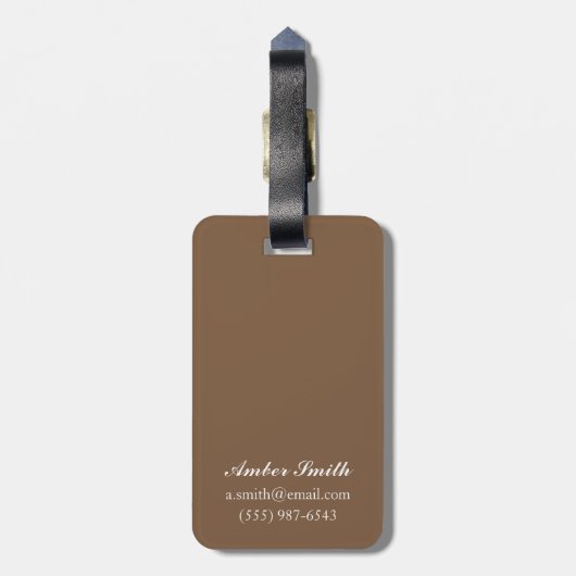 Ferrisのコメディアン"大衆価格のペースメーカー" ラゲッジタグ (裏面縦)