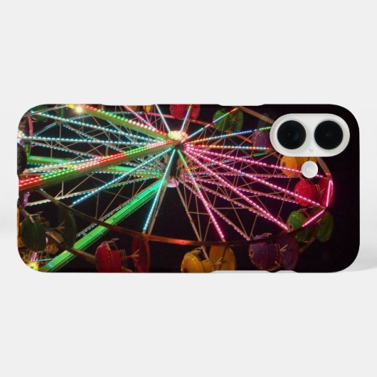 Ferris Wheel at Night写真 Case-Mate iPhoneケース (裏面 (横))