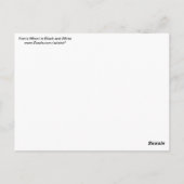 Ferris Wheel in Black and White Photo Gifts ポストカード (裏面)