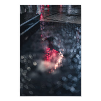 Ferris wheel in the water フォトプリント           