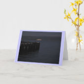Ferry at Night Crossingグリーティングカード カード (黄色い花)