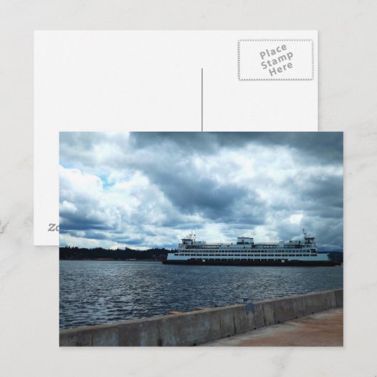 Ferry to Seattle - Color ポストカード (正面/裏面)
