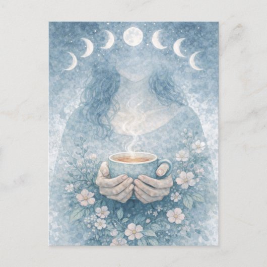 Fertility Goddess Day Watercolor Postcard シーズンポストカード (正面)