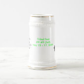 FestのBlackSheep種族のBellyDanceのロゴStien ビールジョッキ (中央)