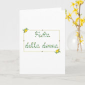 Festaのdellaドーナ カード (黄色い花)