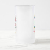 Festa Junina、リオデジャネイロ、ブラジルの怠惰動物 フロストグラスビールジョッキ (中央)