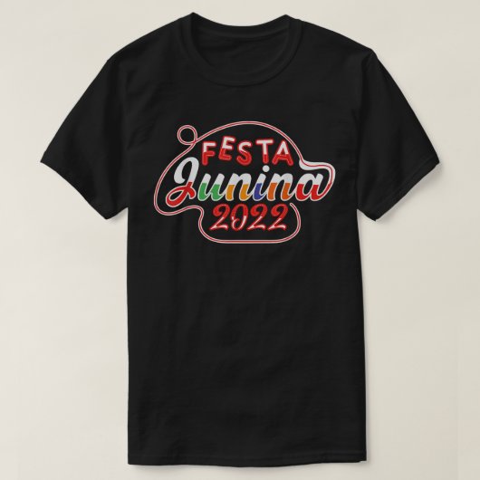 Festa Junina Festas Juninas Celebrating Tシャツ (デザイン正面)