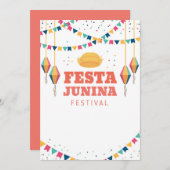 Festa Junina Festival 案内状 (正面/裏面)