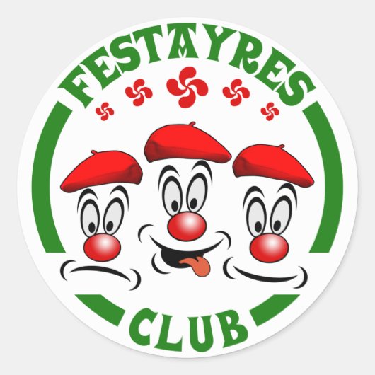 Festayres club ラウンドシール (正面)