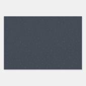 festif étoilé bleu marine, turquoise, bleu pastel ラッピングペーパーシート (正面)