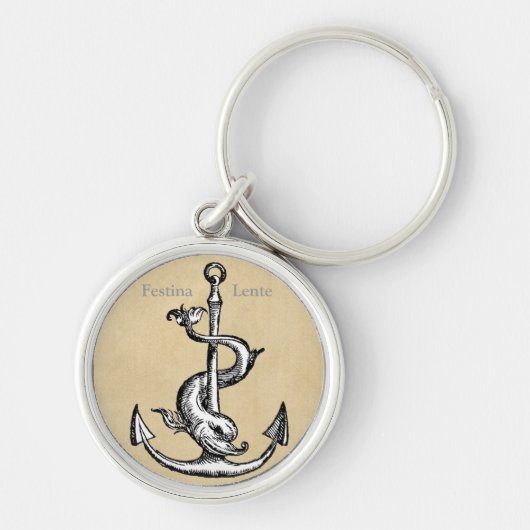 Festina Lente – ゆっくり急いで キーホルダー (正面)