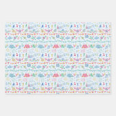 Festival Camping On Pastel ラッピングペーパーシート (正面3)