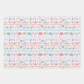 Festival Camping On Pastel ラッピングペーパーシート (正面2)