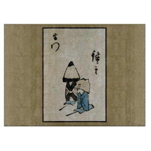 Festival Matsuri Costume Actors Feudal Japan カッティングボード (正面)