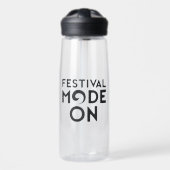 Festival Mode On Bold Statement Design ウォーターボトル (正面)