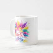 Festival of Colors - Holi Tasse コーヒーマグカップ (正面左)