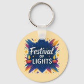 Festival of Lights | Diwali Celebration  Keychain キーホルダー (正面)