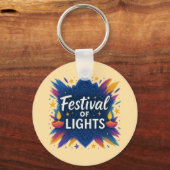 Festival of Lights | Diwali Celebration  Keychain キーホルダー (裏面)