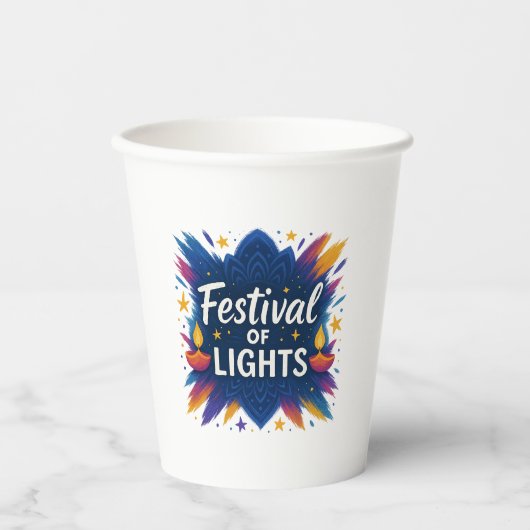 Festival of Lights Diwali Celebration Paper cup 紙コップ (正面)
