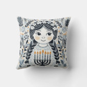 Festival of Lights: Hanukkah Sameach Stickers  クッション (裏面)