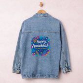 Festival of Lights Menorah Design – Women’s Denim  デニムジャケット (ハンガー)