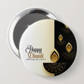 Festival of Lights: Sacred Glow Diwali 缶バッジ (正面&裏面)