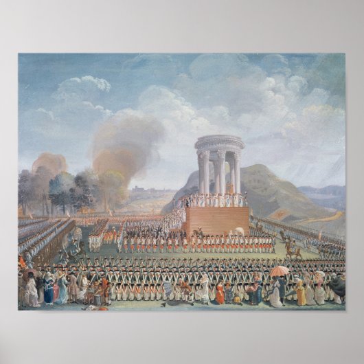 Festival of the Federation, 14th July 1790 ポスター (正面)