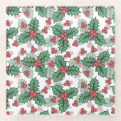 Festive  ガラスコースター (正面)