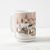 Festive: ホリデー・ビレッジ・イン・ザ・スノー コーヒーマグカップ (正面左)