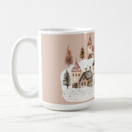 Festive: ホリデー・ビレッジ・イン・ザ・スノー  コーヒーマグカップ