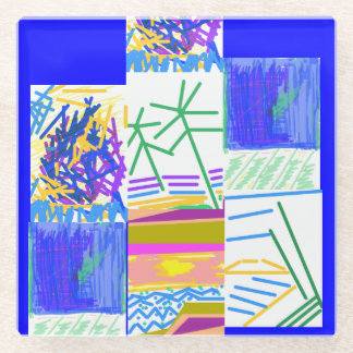 Festive Abstract  ガラスコースター