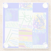 Festive Abstract  ガラスコースター (裏面)