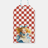 Festive Alice in ONEDERLAND 1st Birthday Tea Party ギフトタグ (裏面)