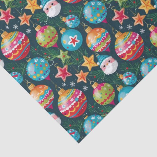 Festive and Colorful Christmas Ornaments 薄葉紙 (詳細)