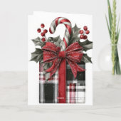 Festive and elegant Christmas Greeting Card カード (裏面)