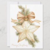 Festive and elegant Christmas Greeting Card カード (正面)